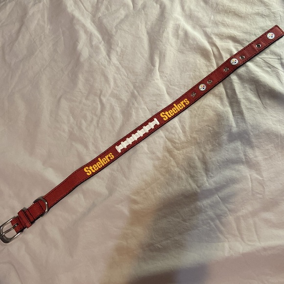 Steelers NFL Football 24” Long Dog Collar - Picture 2 of 16